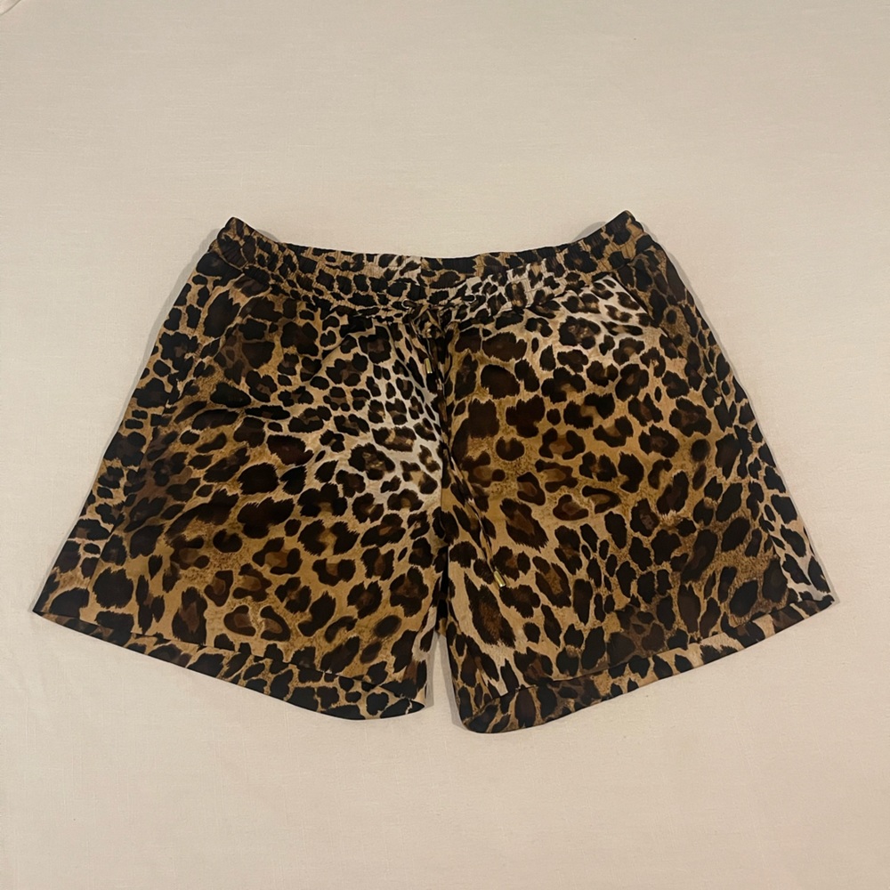 Silky cheetah print, size 8, brand: cache